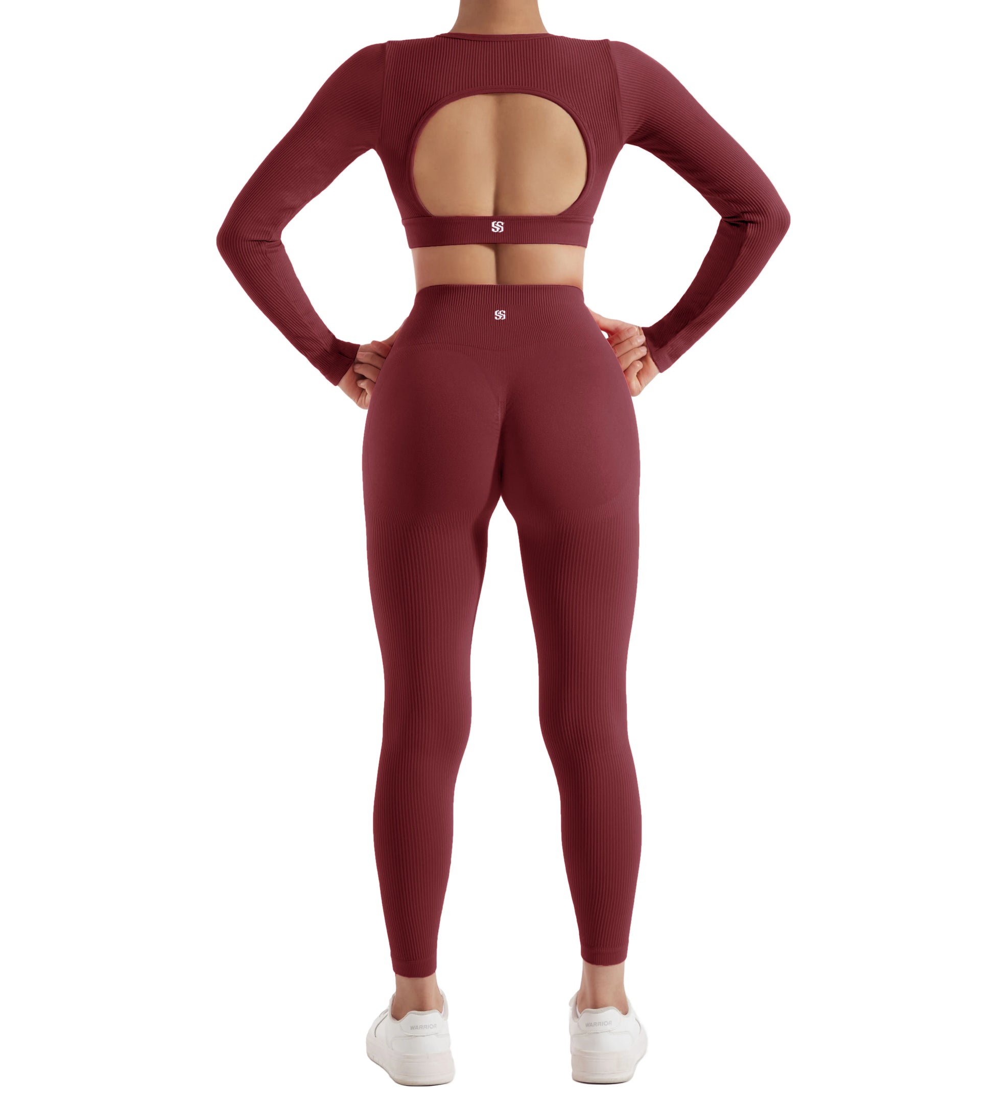 Women's Activewear Long-Sleeve Tracksuit Set — Quick-Dry Yoga Gym 2-Piece — view 12 of women's activewear