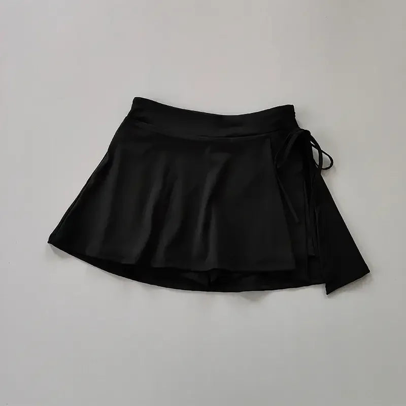 Sports Yoga Tennis Skort — Quick-Dry with Inner Shorts & Pocket — side detail