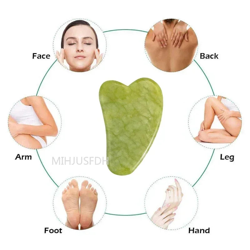 Natural Jade Roller — Facial & Body Massage Roller for Your Skincare Routine — view 5 of personal care