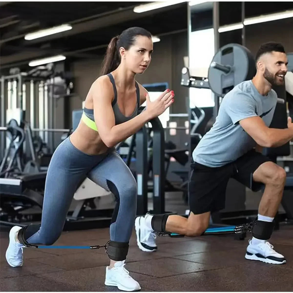 Resistance Bands — Ankle Strap Yoga Set, Elastic Fitness Loop Bands — view 3 of sports & fitness