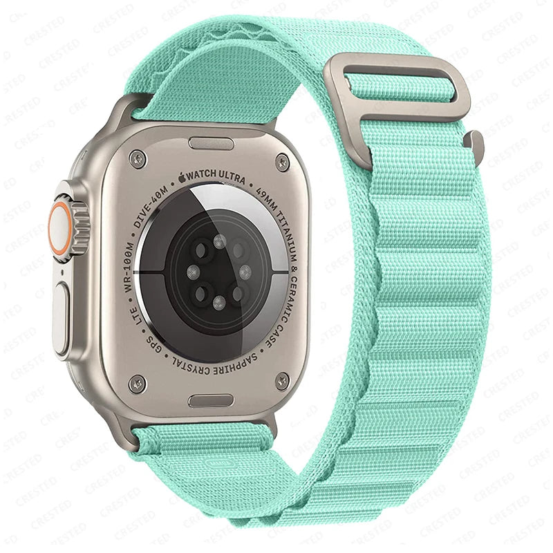 Alpine Loop Strap for Apple Watch Ultra — Nylon Hook Band 42/45/46/49mm