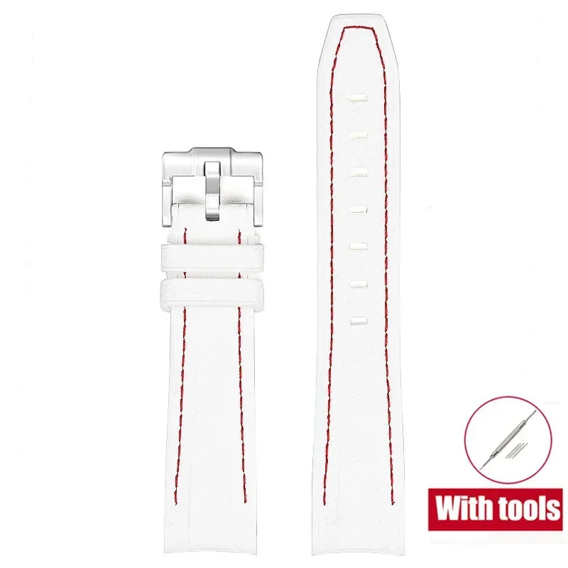 MoonSwatch Diving Strap — 20mm Curved-End Rubber Watch Band for Omega x Swatch