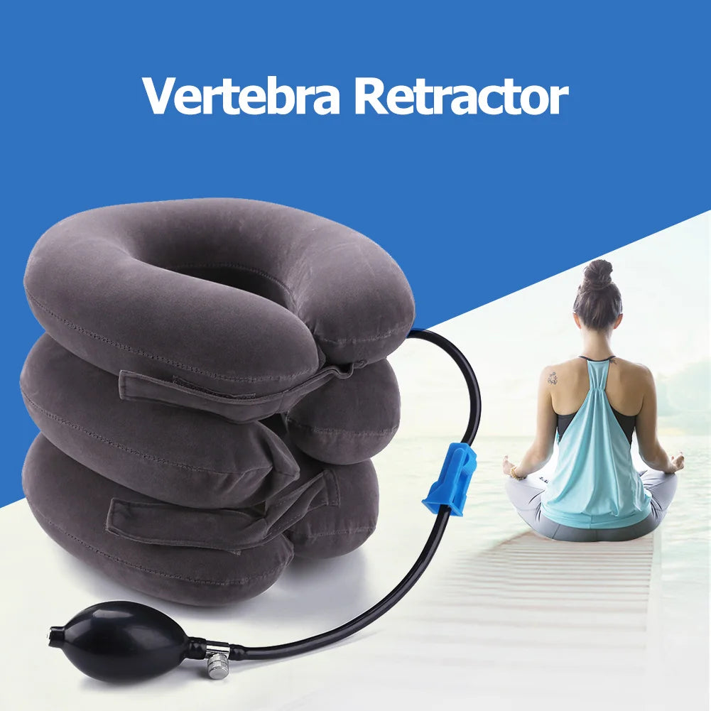 Inflatable Cervical Neck Traction Device — Spinal Decompression Brace — view 1 of braces & support