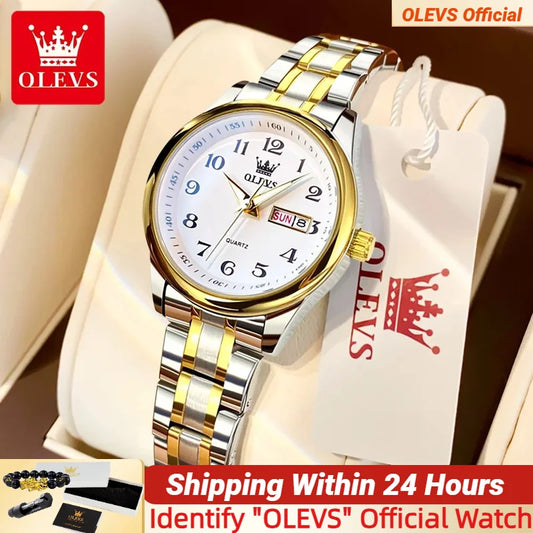 OLEVS Women's Quartz Watch — Fashion Ladies Luxury Wristwatch — view 1 of watches
