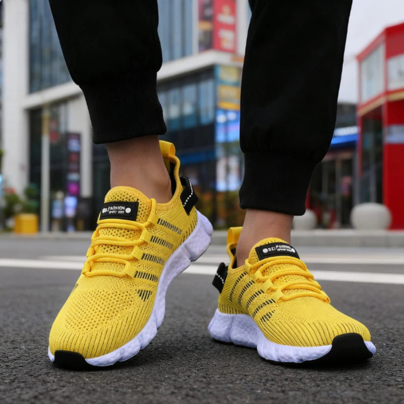 Men's Soft-Sole Running Sneakers — Lightweight Mesh Breathable Casual Trainers — view 9 of sneakers