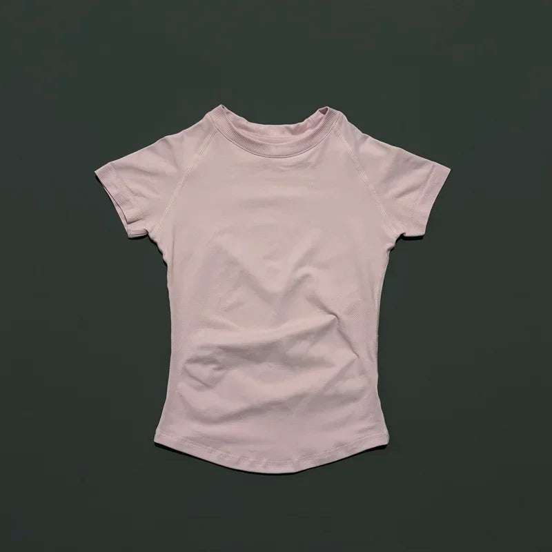 Impact Seamless Yoga Top &mdash; Women&rsquo;s Short-Sleeve Workout Shirt for Running &amp; Sports — view 16 of sports & fitness