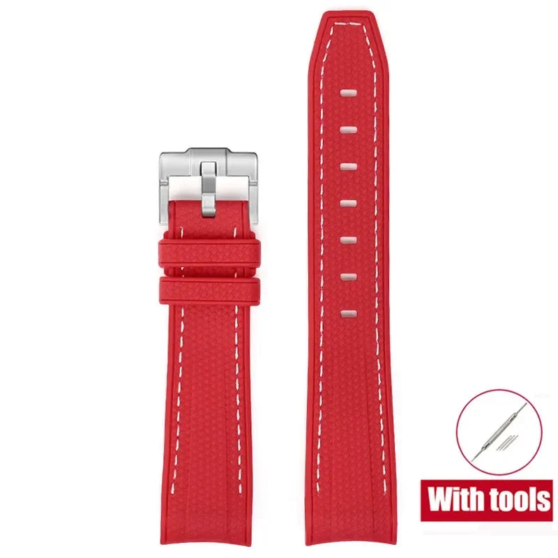 MoonSwatch Diving Strap — 20mm Curved-End Rubber Watch Band for Omega x Swatch