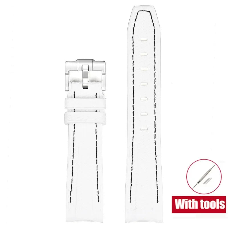 MoonSwatch Diving Strap — 20mm Curved-End Rubber Watch Band for Omega x Swatch — view 9 of watch straps