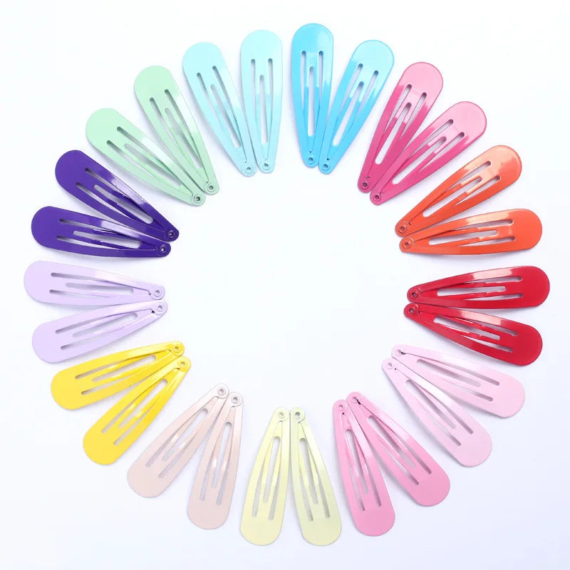 40Pcs/Lot Hair Accessories Girls Hairpin Print Cartoon Fruit Animal Flower Hair Clip Cute Powder Hairgrip New Children Headdress — view 5 of product