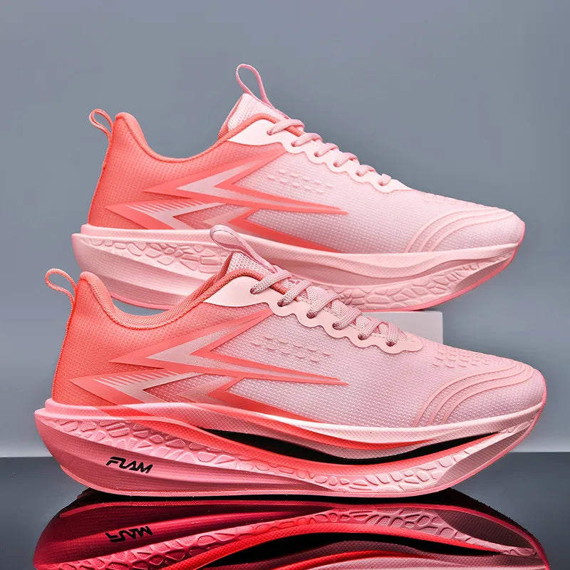 Carbon Board Running Sneakers — Marathon Lightweight Non-Skid Breathable Trainers — view 11 of sneakers