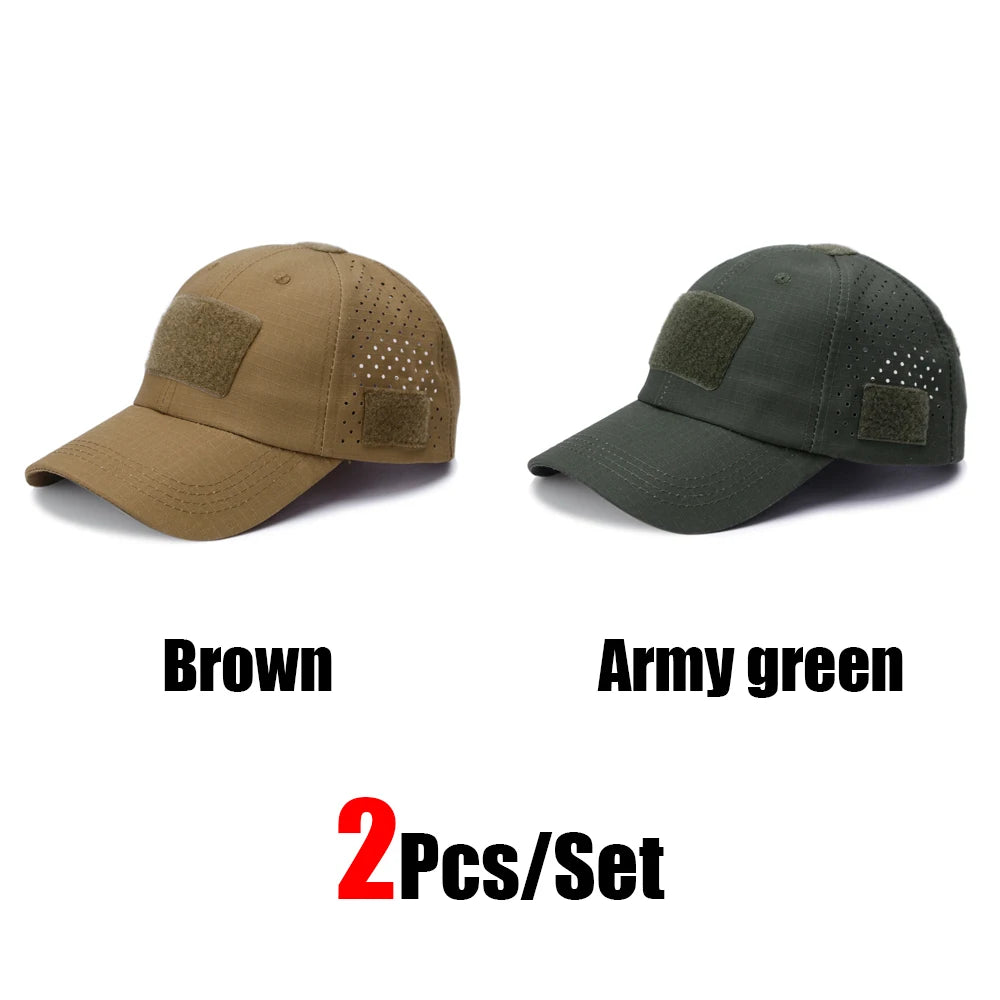Camouflage Baseball Cap Outdoor — Tactical Sun Protection Hunting Hiking Fishing Men's Hat