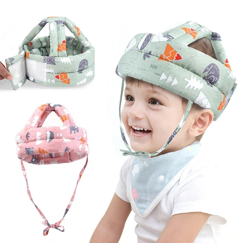 Anti-Collision Baby Safety Helmet - Soft Pillow Head Protector for New Walkers — view 1 of baby safety helmets