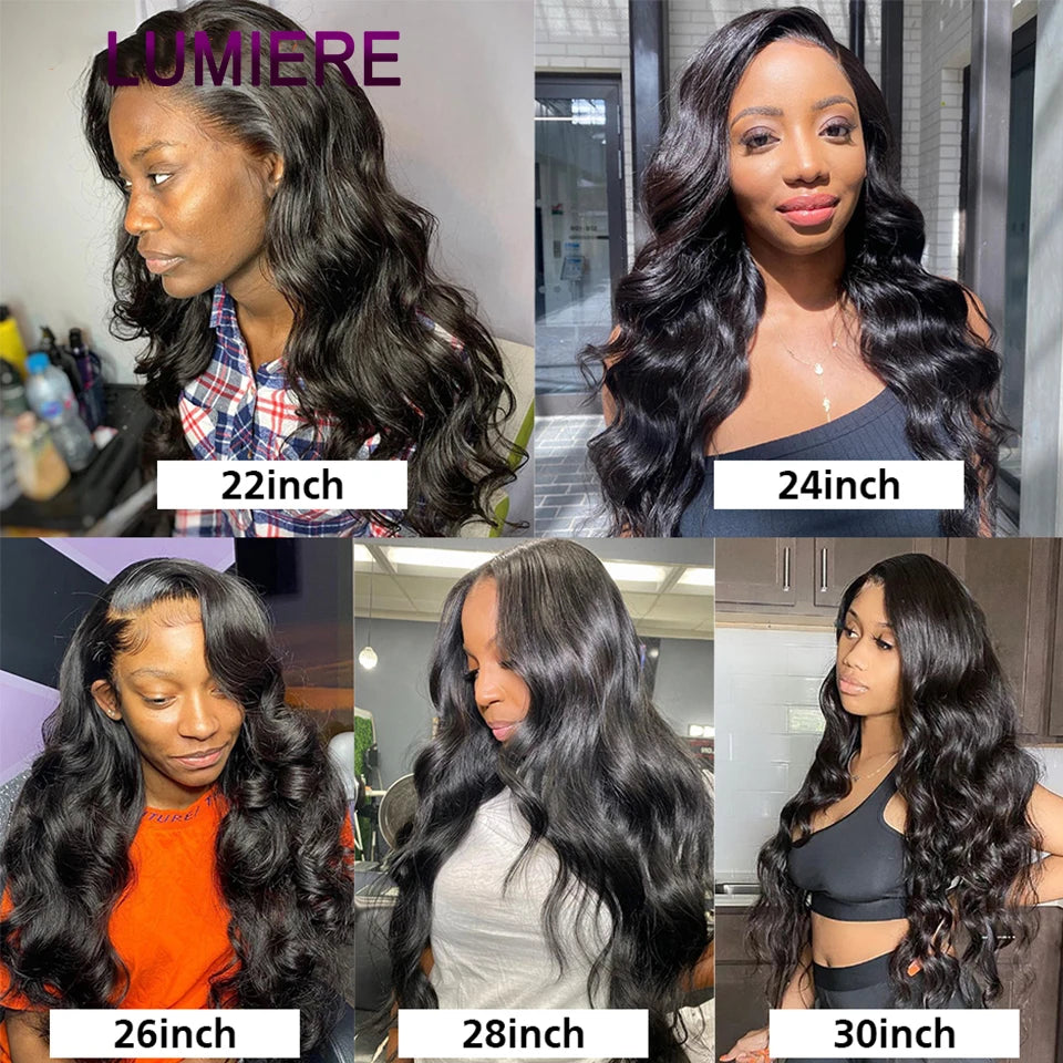 Brazilian Body Wave Clip-In Human Hair Extensions (8PCS Full Head) – Double Weft Clip-On Set — view 5 of beauty & personal care