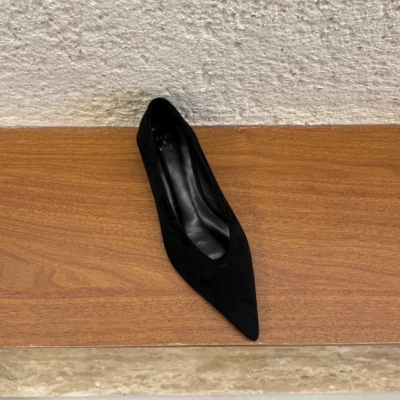Flats & Ballet — Pointed-Toe Casual Walking Flats, Shallow Slip-On Comfort Sports Shoes — view 5 of flats & ballet