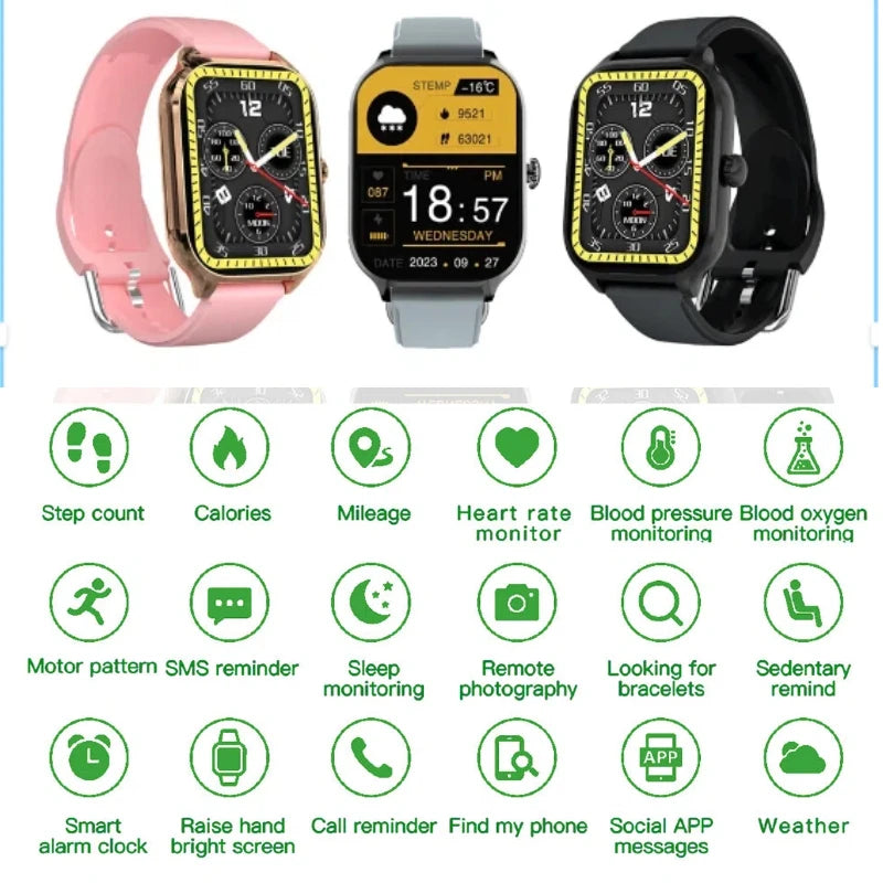 HOMEFISH H9 Men's Smart Watch — Bluetooth Call, Heart Rate & Sleep Monitoring — view 6 of watches