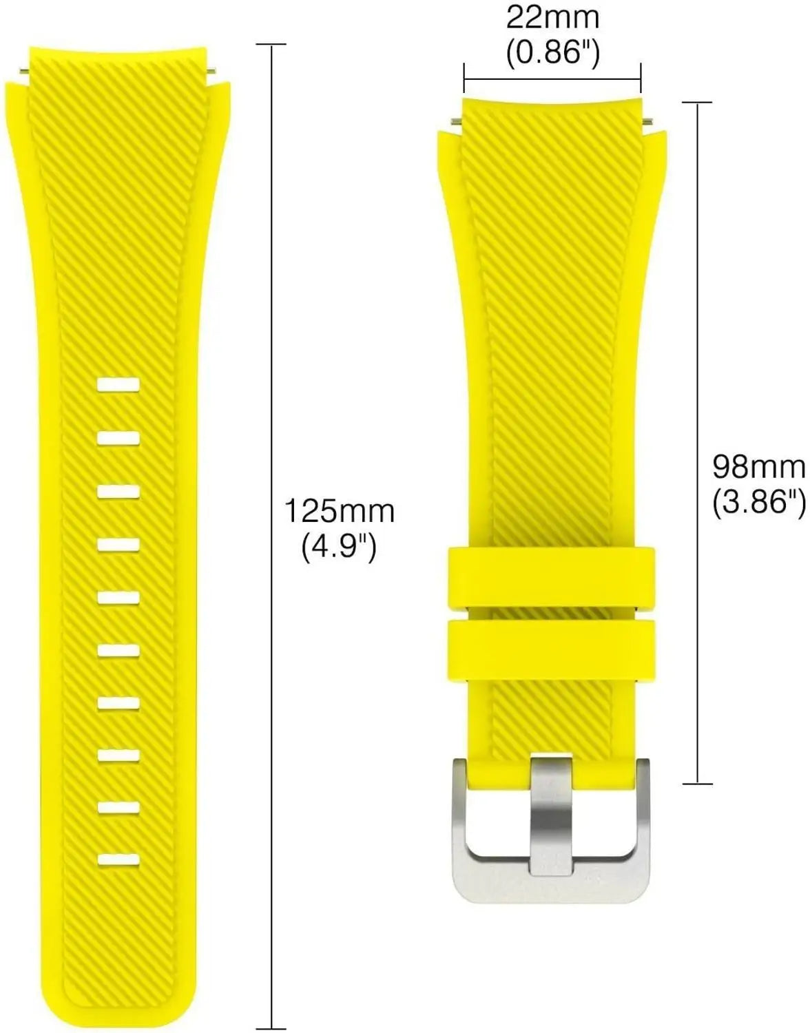 20/22mm Quick-Release Watch Strap for Samsung Galaxy Watch 6/5/4 & Gear S3 — Leather-Look Band — view 5 of watch straps
