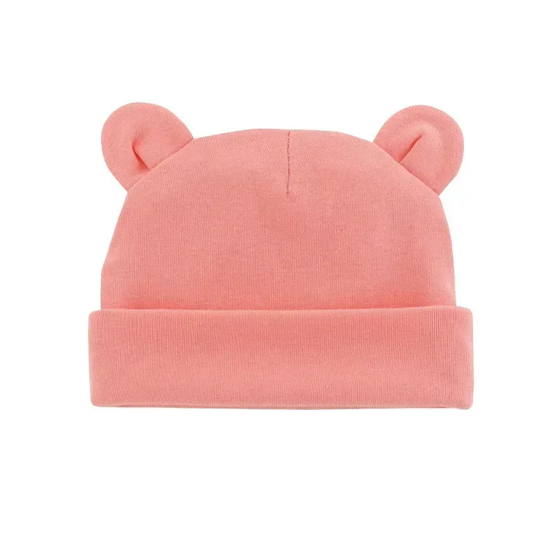 Newborn Ear-Shape Bonnet - Cotton Photography-Prop Hat for Babies 0-1Y — view 16 of baby hats