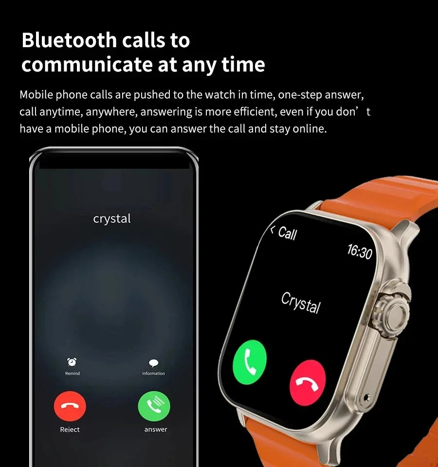 LAXASFIT Smart Watch — Bluetooth Talk, Heart Rate Monitor Sports Smartwatch for Men & Women — view 5 of watches