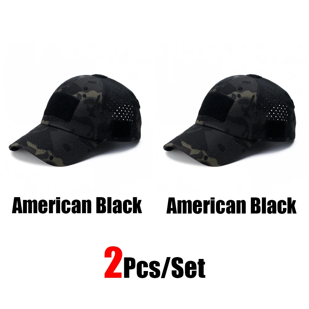Camouflage Baseball Cap Outdoor — Tactical Sun Protection Hunting Hiking Fishing Men's Hat