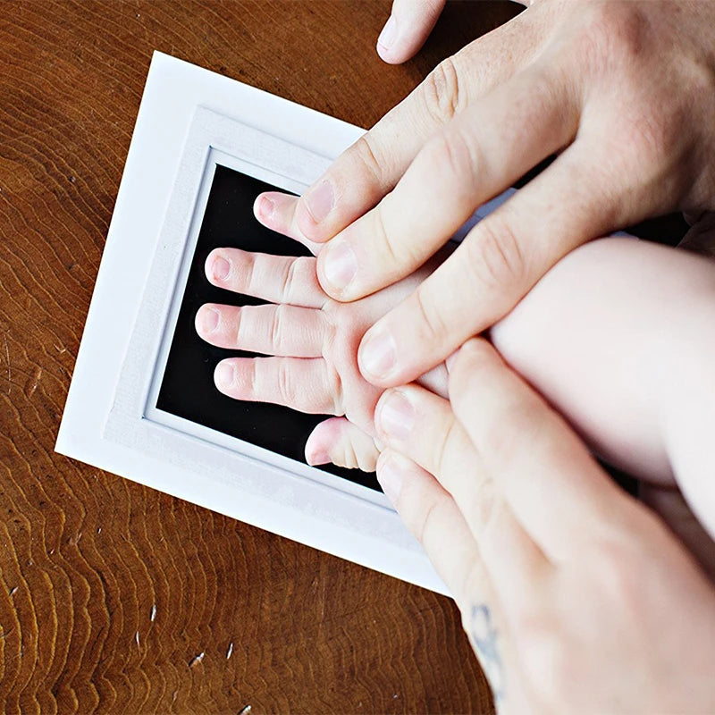 Newborn Hand &amp; Footprint Keepsake Kit - DIY Ink Photo Frame — view 5 of baby keepsakes