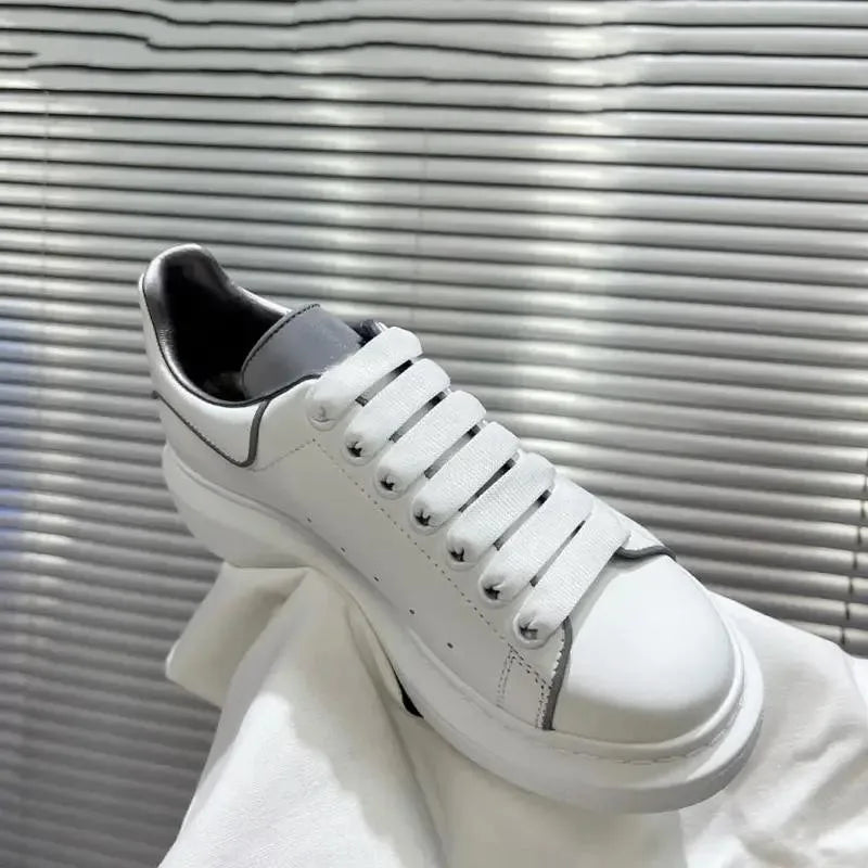 Women's White Sneakers — Elegant Skateboard Shoes with Hidden Inner Heel — view 10 of sneakers
