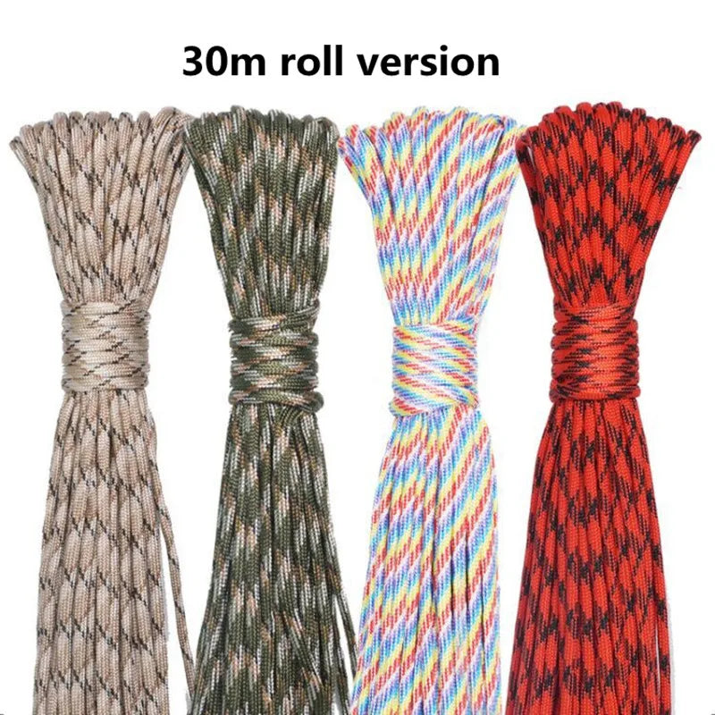 7-Core 550 Paracord Survival Rope — Military-Grade 4mm Camping Cord — view 4 of outdoor sports