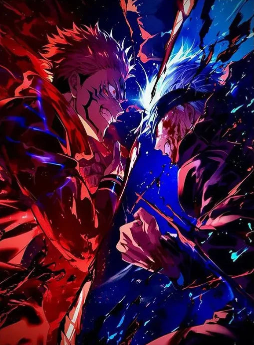 Jujutsu Kaisen Retro Canvas Poster — Japan Anime Wall Art for Game Room & Home — view 16 of wall art & prints