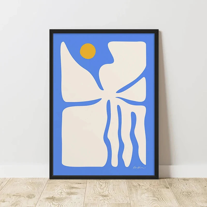 Classic Retro Abstract Art Canvas Poster &mdash; Frameless Print for Home &amp; Room Wall Decor — view 20 of wall art & prints