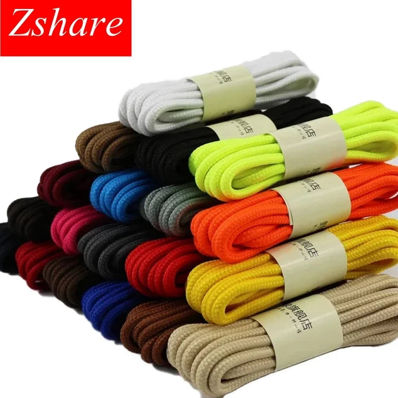 Classic Round Shoelaces — Solid-Color Sneaker Laces (1 Pair) — view 1 of shoe accessories