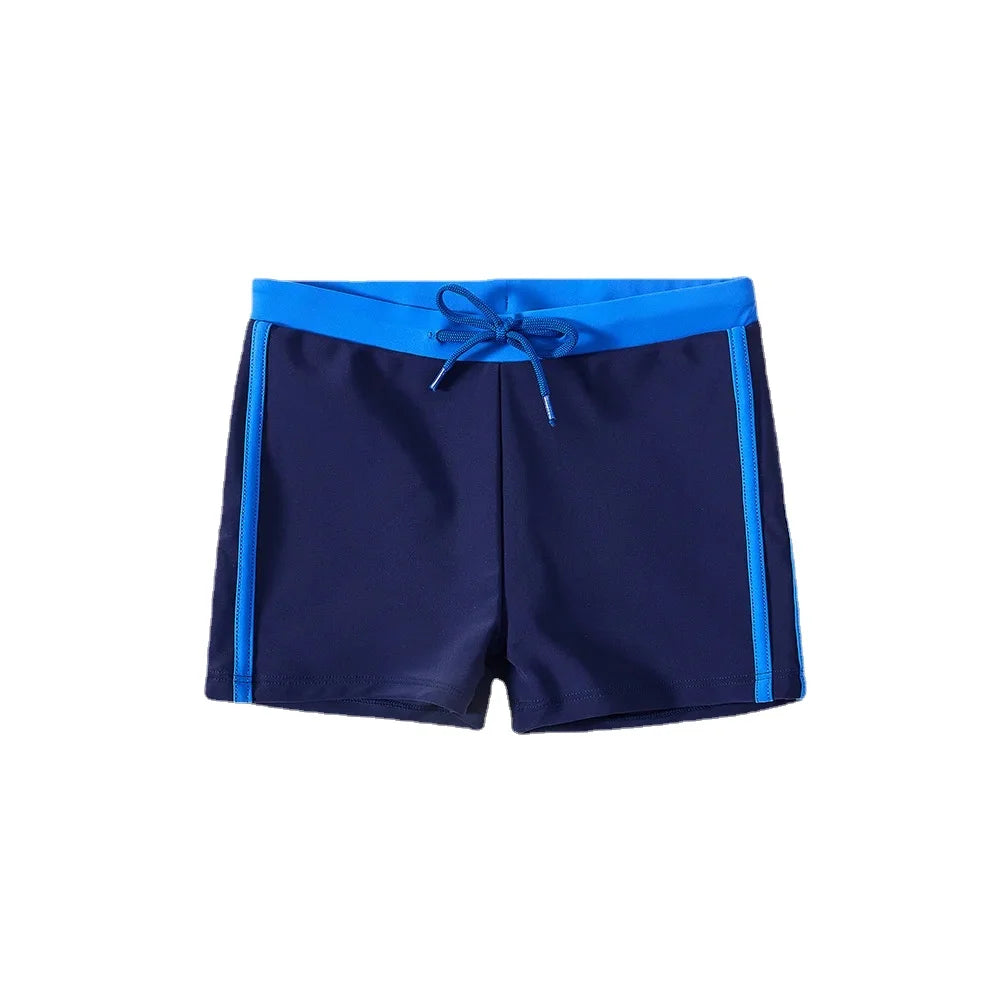 Boys Swim Trunks - Quick-Dry Navy Swimwear for Ages 4-12 Years — view 2 of boys bottoms