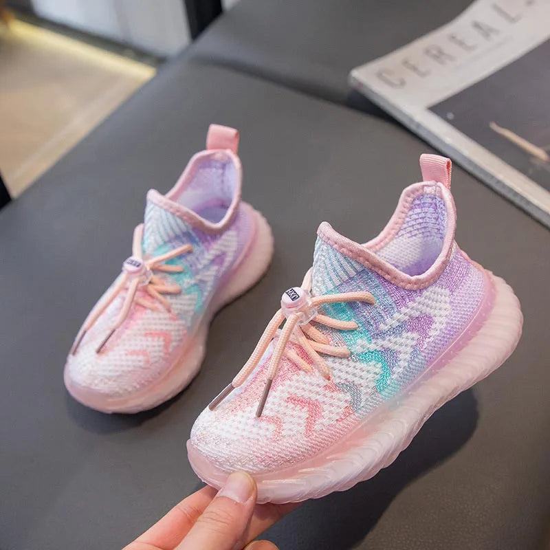 Kids' Coconut Sneakers — Breathable Mesh Lace-Up Shoes for Boys & Girls — view 5 of sneakers