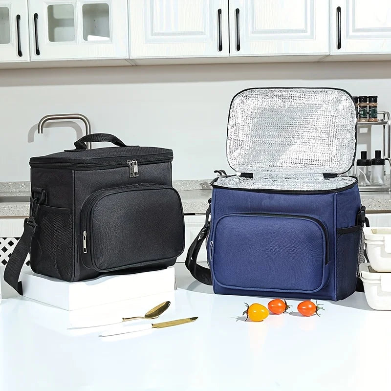 Premium Crossbody Bento Lunch Bag - Large-Capacity Insulated Meal Carrier — view 3 of lunch bags
