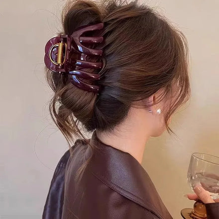 Pumpkin Hair Claw Clip — Matte Sweet Jaw Clip for Women's Thick & Fine Hair — view 1 of hair accessories