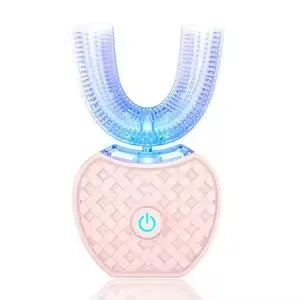 Intelligent Automatic U Type Modes Tooth Brush Sonic Electric Toothbrush USB Rechargeable Tooth Whitening Blue Light