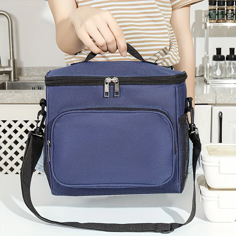 Premium Crossbody Bento Lunch Bag - Large-Capacity Insulated Meal Carrier — view 2 of lunch bags