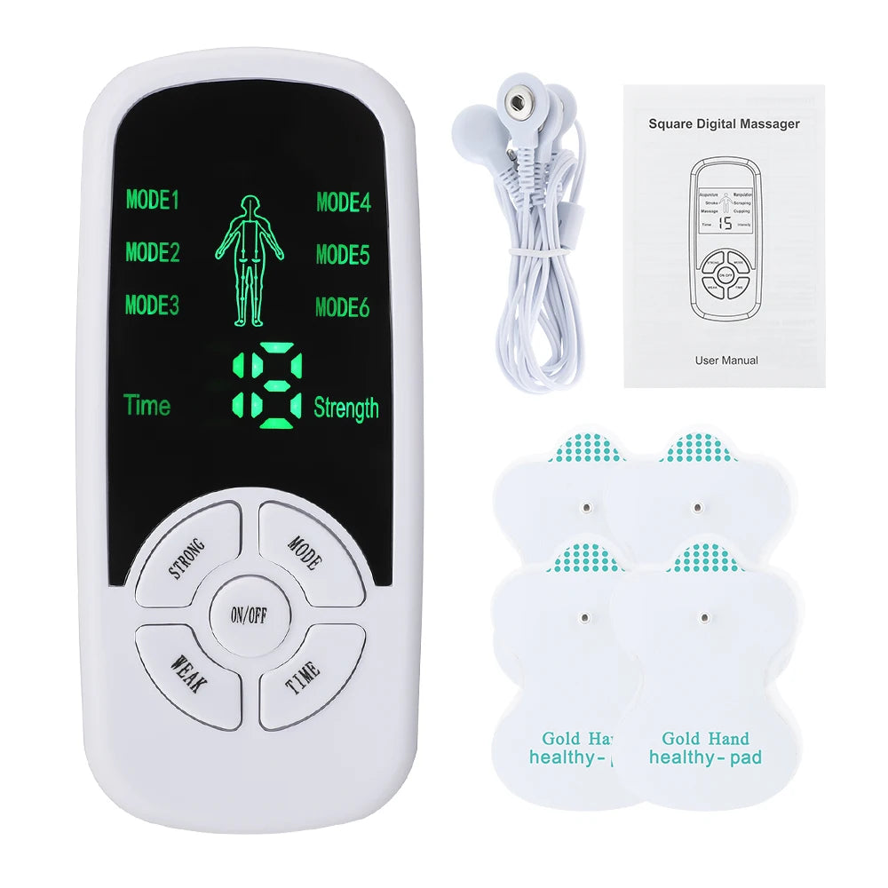 EMS Pulse Electric Muscle Stimulator — TENS Back, Neck & Body Massager — view 1 of recovery & massage