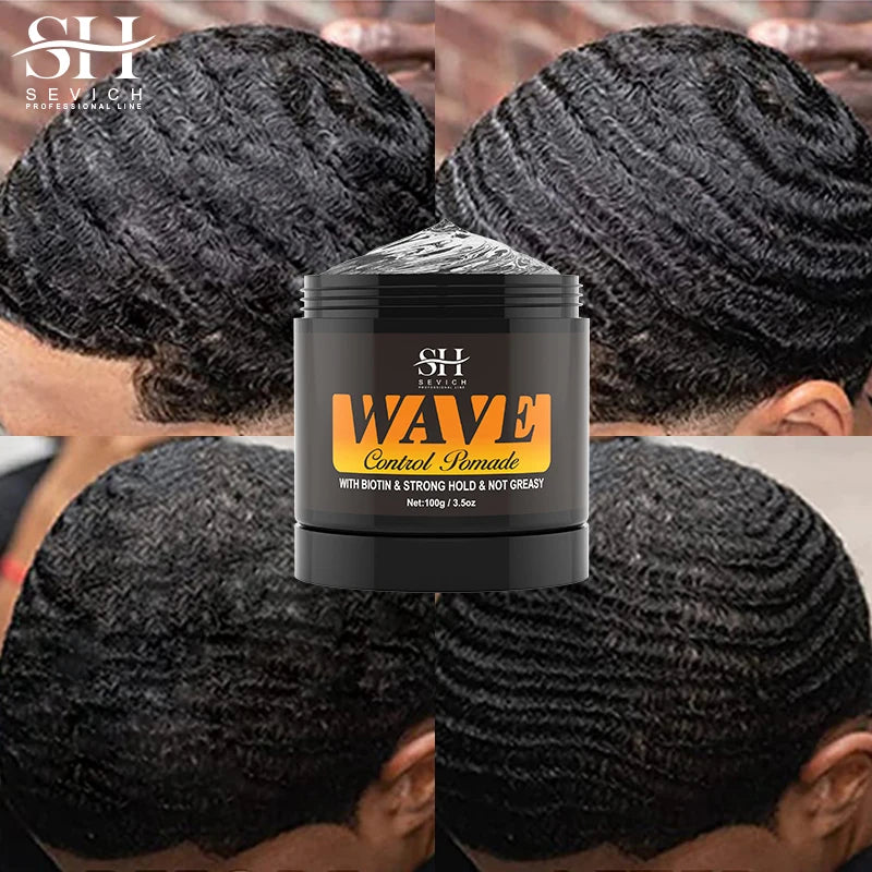 360 Waves Pomade Set (100g) – Wave Control + Brush — view 4 of beauty & personal care