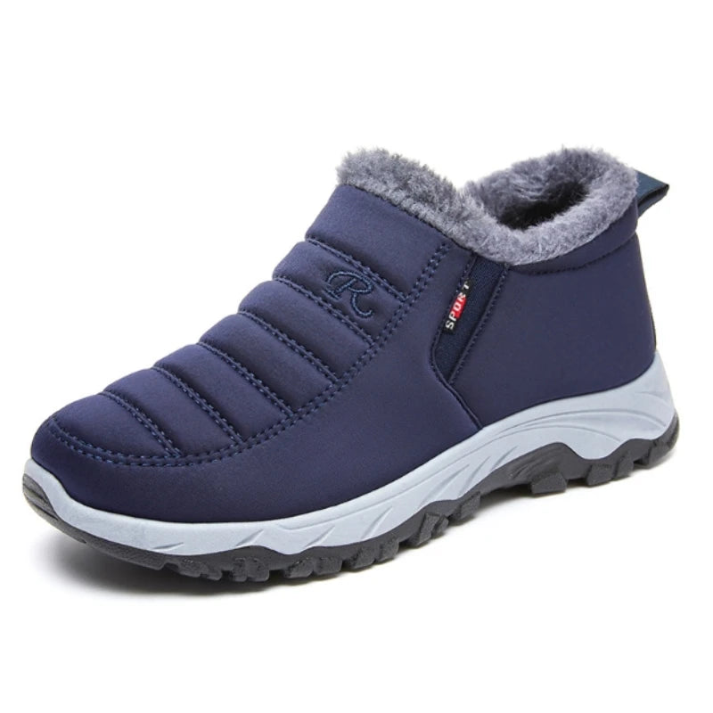 All-Season Men's Chunky Casual Shoes — Warm Cotton-Lined Wear-Resistant Sole — view 2 of sneakers