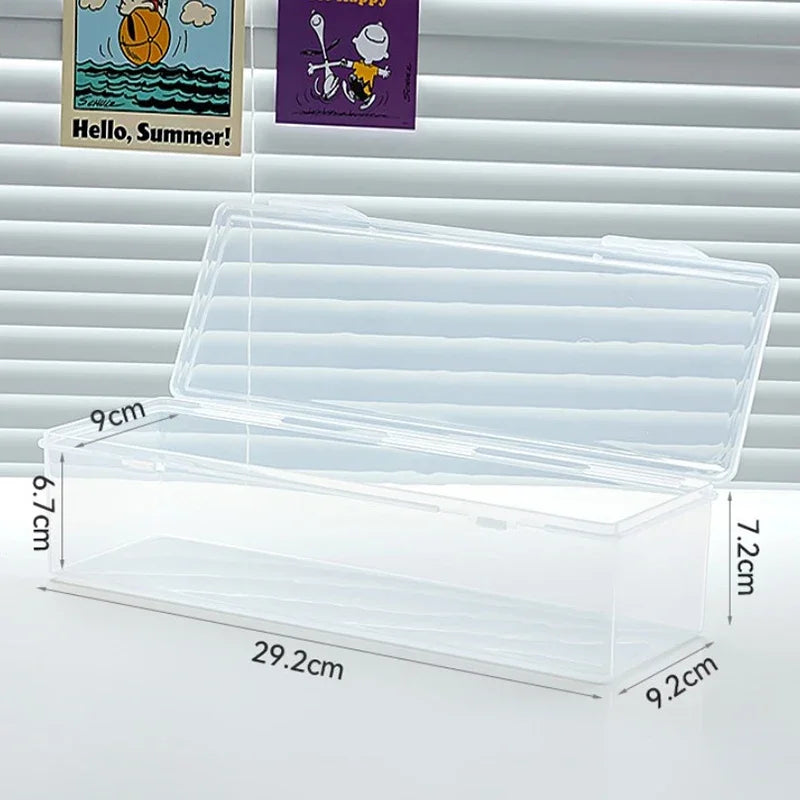 Storage Organizer Game Card Display Box — Clear Plastic 550+ Card Holder with Adjustable Dividers — view 8 of storage & organisation