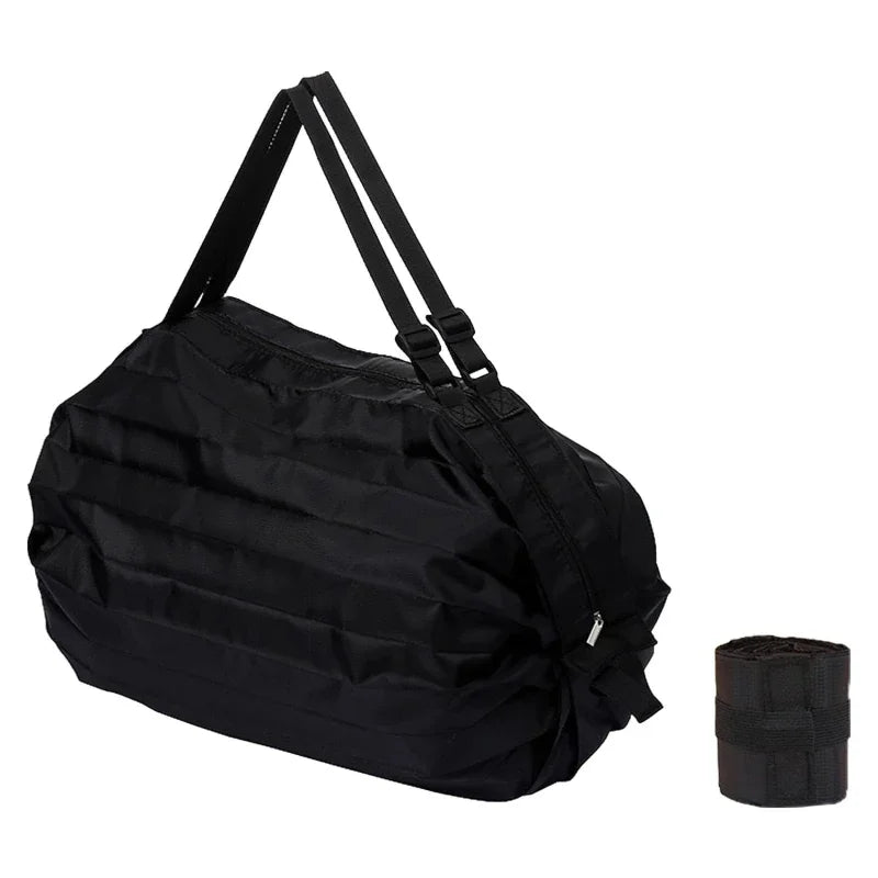 Foldable Waterproof Travel Bag - Portable Beach & Grocery Shopping Tote — view 7 of shopping bags