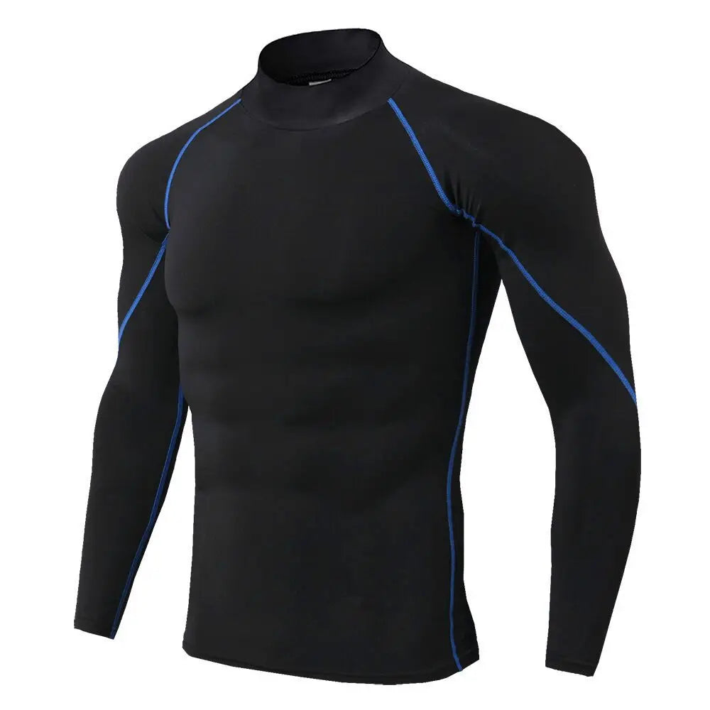 Men&rsquo;s Compression Long-Sleeve Top &mdash; Quick-Dry Bodybuilding Running &amp; Gym Shirt — view 10 of sports & fitness
