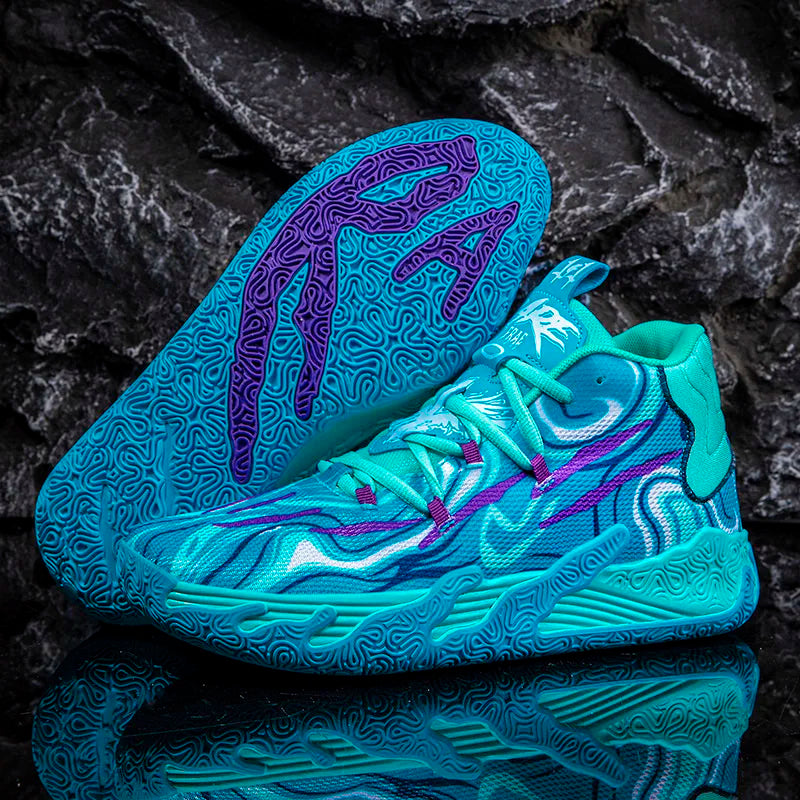 Men's Basketball Sneakers — Breathable Comfortable Training Court Sport Shoes — view 2 of sneakers