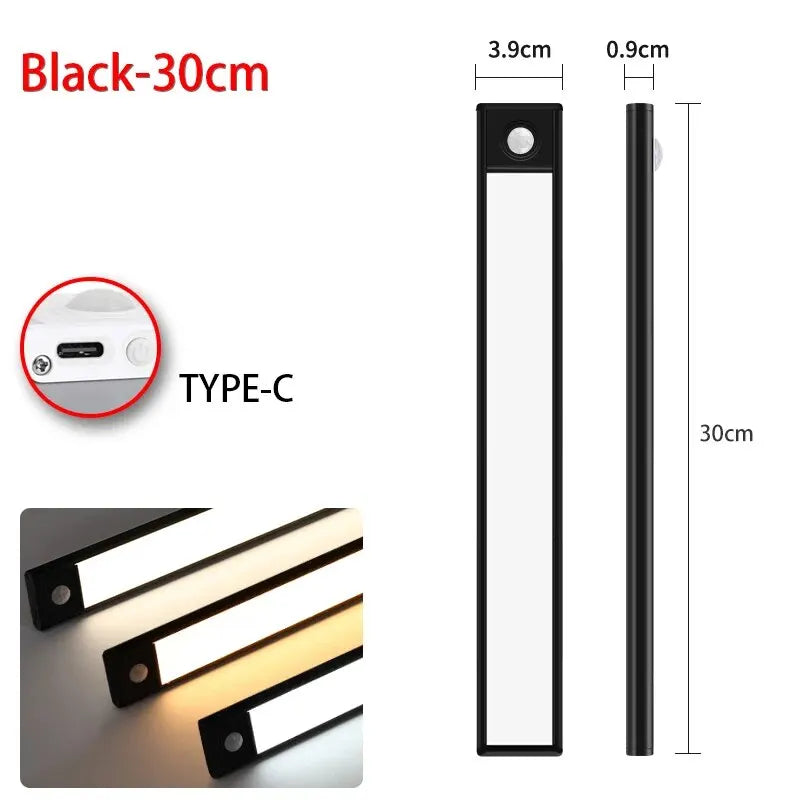 LED Motion Sensor Night Light &mdash; Wireless USB Under-Cabinet Light for Kitchen, Bedroom &amp; Wardrobe — view 10 of led &amp; smart lighting