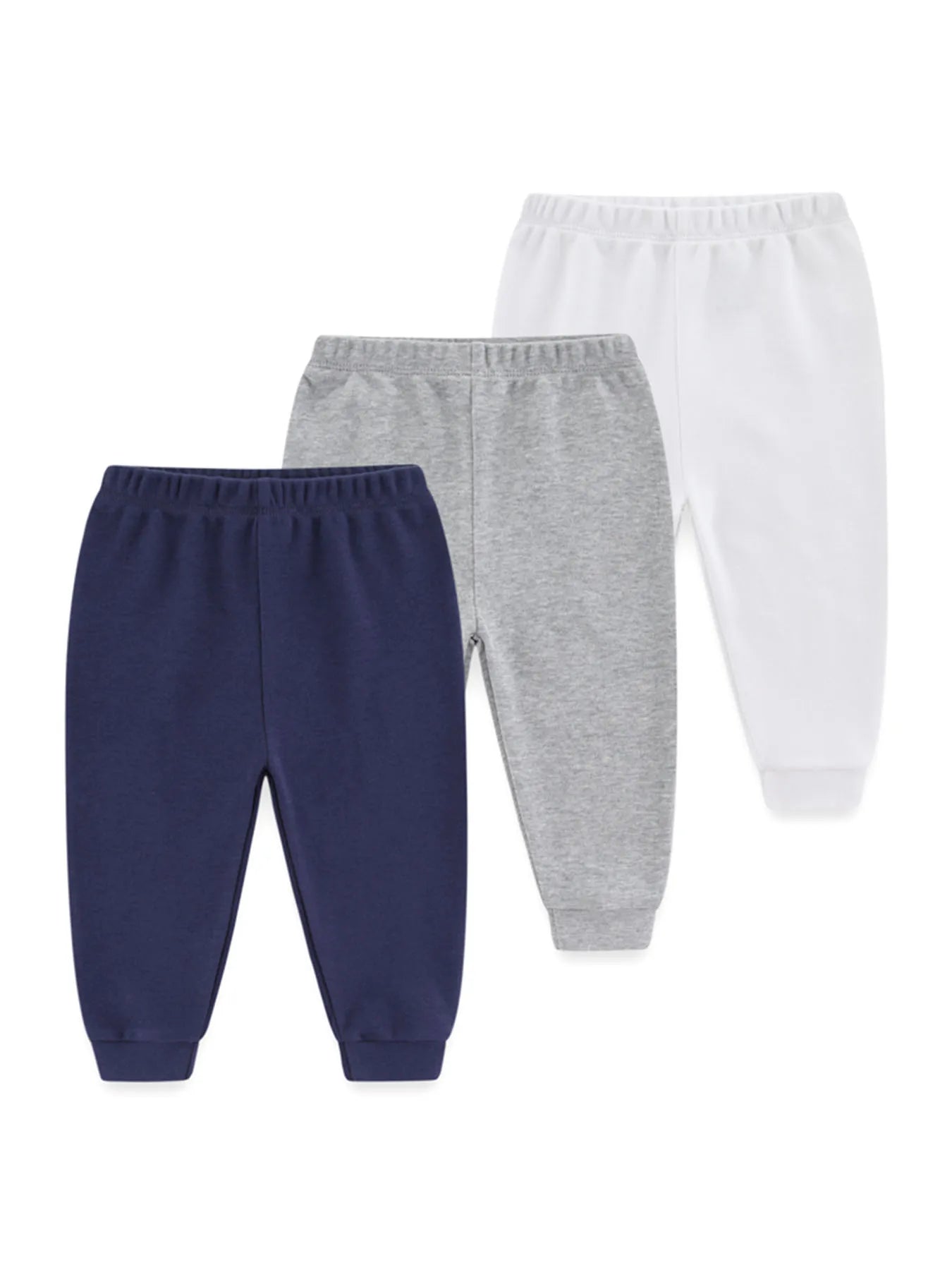 Baby Boys & Girls 100% Cotton Pants - Four-Seasons Soft Solid Pants (1/3 Pack) — view 16 of baby bottoms
