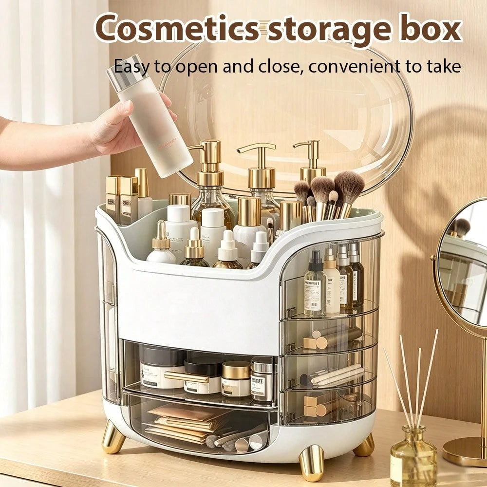Large-Capacity Makeup & Skincare Storage Box with Drawers — product photo 4