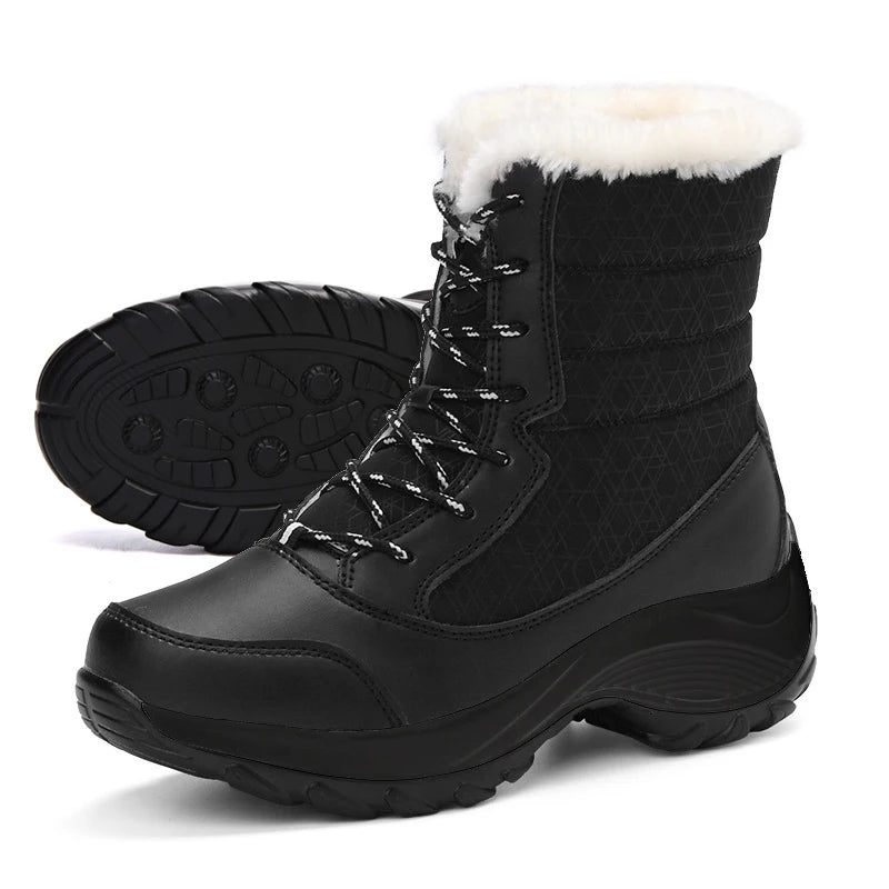 Top-Rated Women's Snow Boots — Non-Slip Fur Platform Ankle Boots (4.9) — view 6 of boots