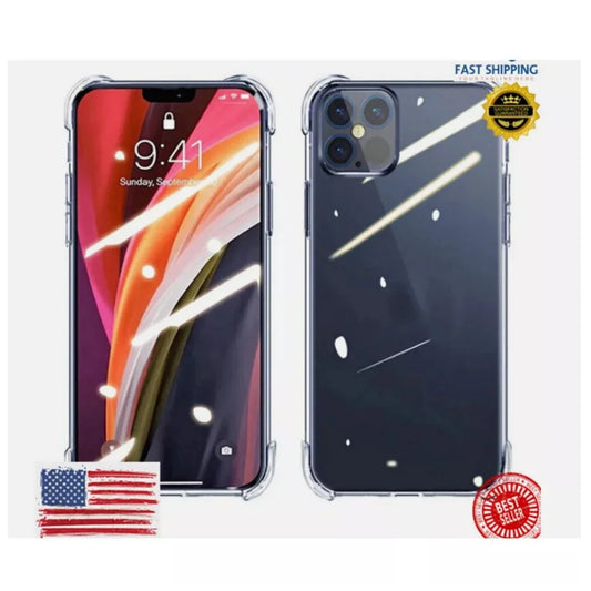 Crystal Clear 3H Scratch-Resistant Case for iPhone 11–14 Pro USA Flag — view 1 of phone cases