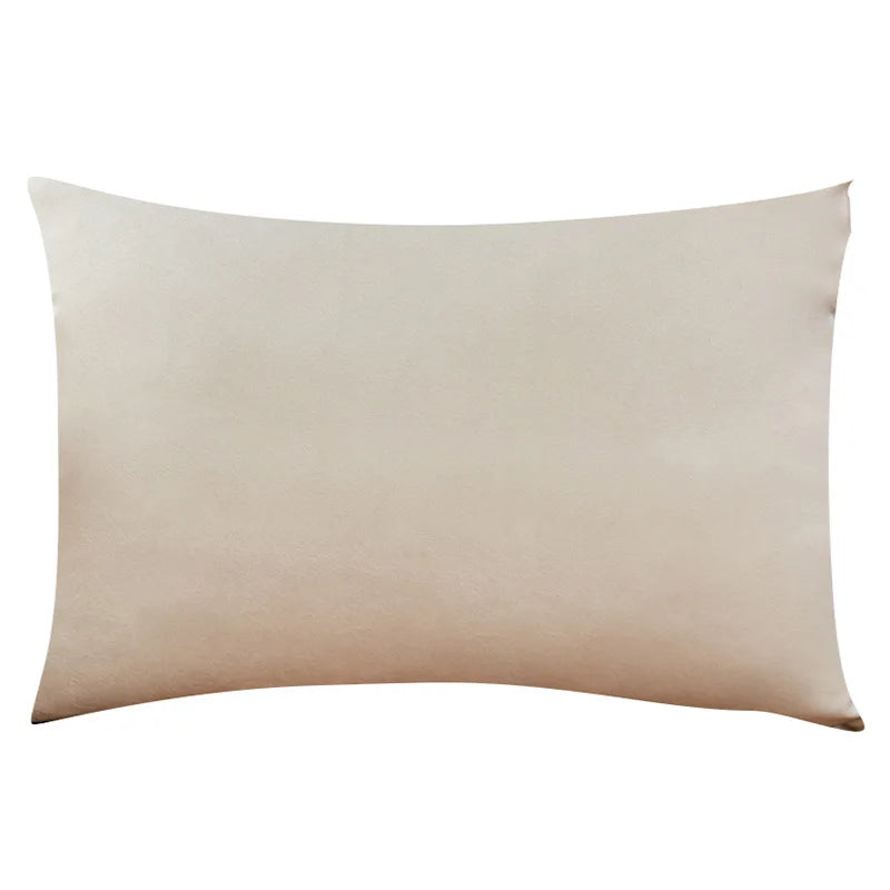 Velvet Plaid Cushion Cover &mdash; 30&times;50 cm Nordic Decorative Pillowcase for Sofa &amp; Bed