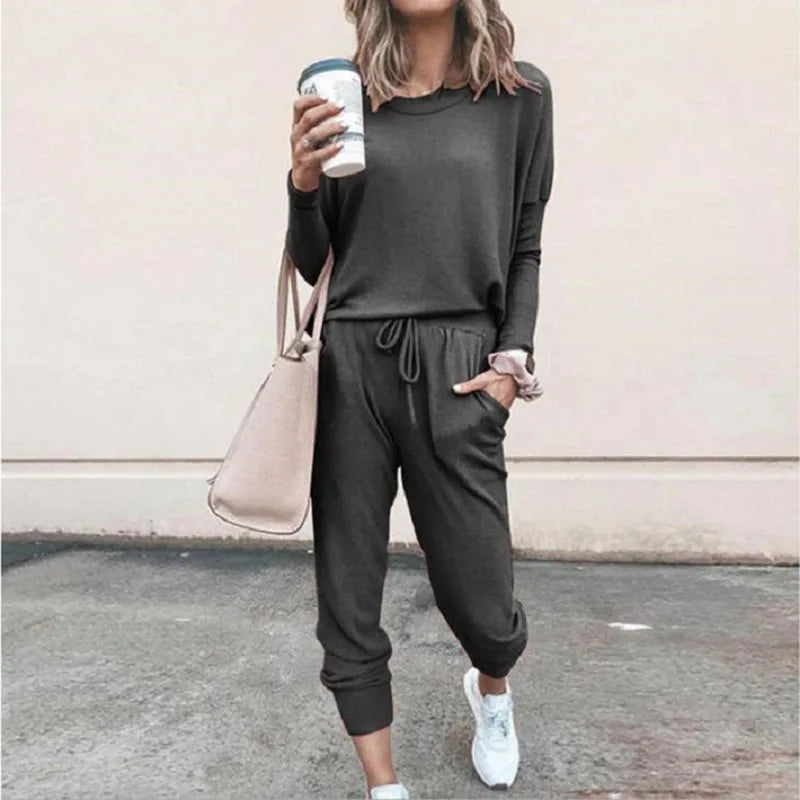 Oversize Tracksuit Set &mdash; Women&rsquo;s 2026 Spring-Autumn Long-Sleeve Loose Hoodie + Sportswear Pant — view 6 of tracksuits