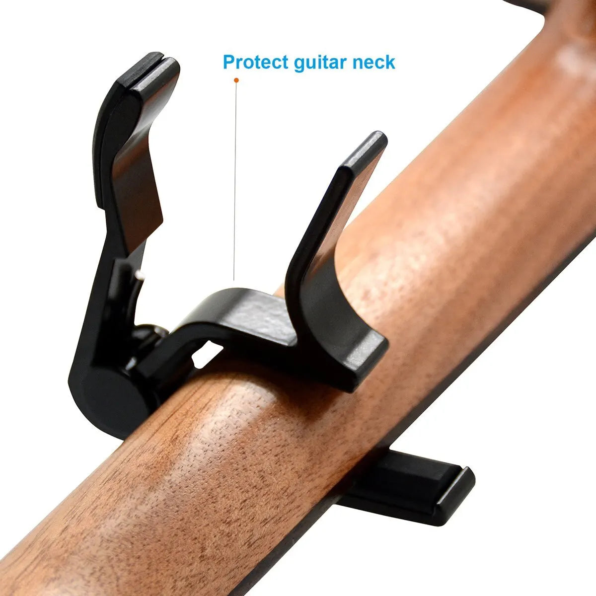 Guitar Capo for Acoustic and Electric Guitars Single Handed Capos Black